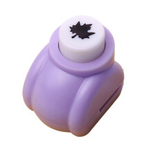 Mini Paper Embossing Punch, Small DIY Craft Punch Tool for Journals, Cards & Decorations-Maple leaves
