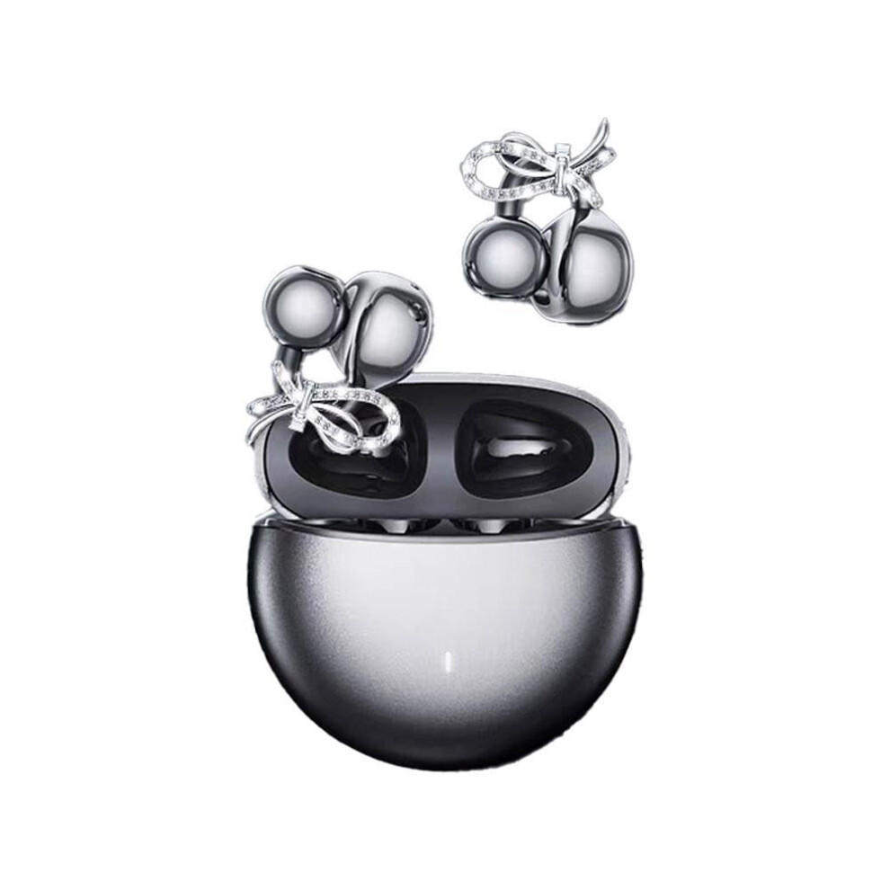 Open-Ear Headphones, Butterfly-Inspired Ear-Cuff Design, Stylish & Comfortable Clip-On Ear Bluetooth Buds, Earbuds 9327961647008