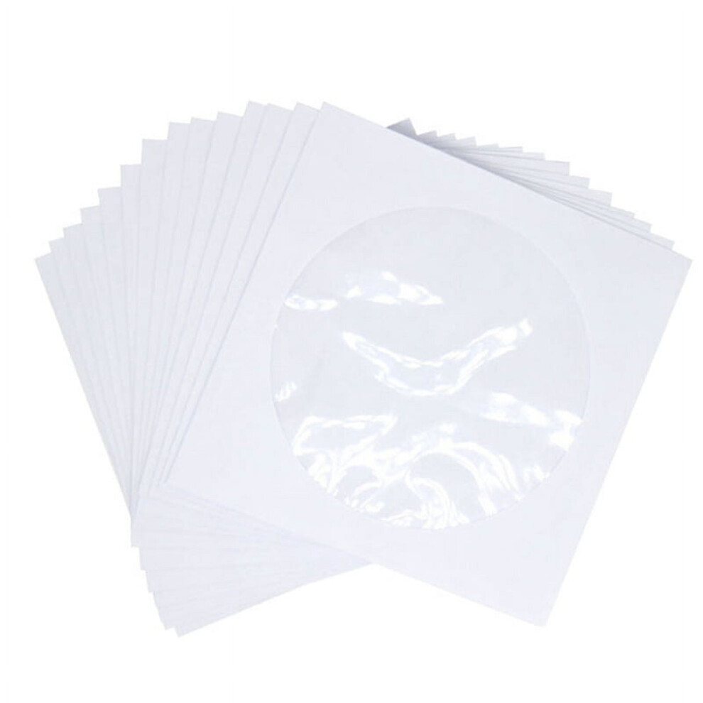 New Arrivals Dvd Cd Media Paper Envelop Holder With Clear Window Close,Pack Of 100 9353595557512