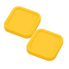 2 Pcs Square Pin Cushion Anti Loss Sewing Pin Needle Storage Holder Push Pins Holder for Sewing Quilting DIY Projects, Pincushions Yellow