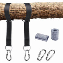 Hammock Strap for Trees with D-Ring and Carabiners 2 pcs