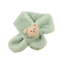 Cute Cartoon Bear Baby Scarf Soft Plush Winter Neck Warmer Fashionable Kids Scarf Kids Accessories for Boys & Girls