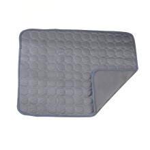 Summer Dog Cooling Mat Washable Ice Silk Self Cool Pad for Medium Dogs and Cats, 15x11in Pet Sleeping Pad for Crate, Bed