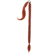 Long Synthetic Braided Ponytail Extension with Hair Tie Straight Wrap Around Hair Extensions