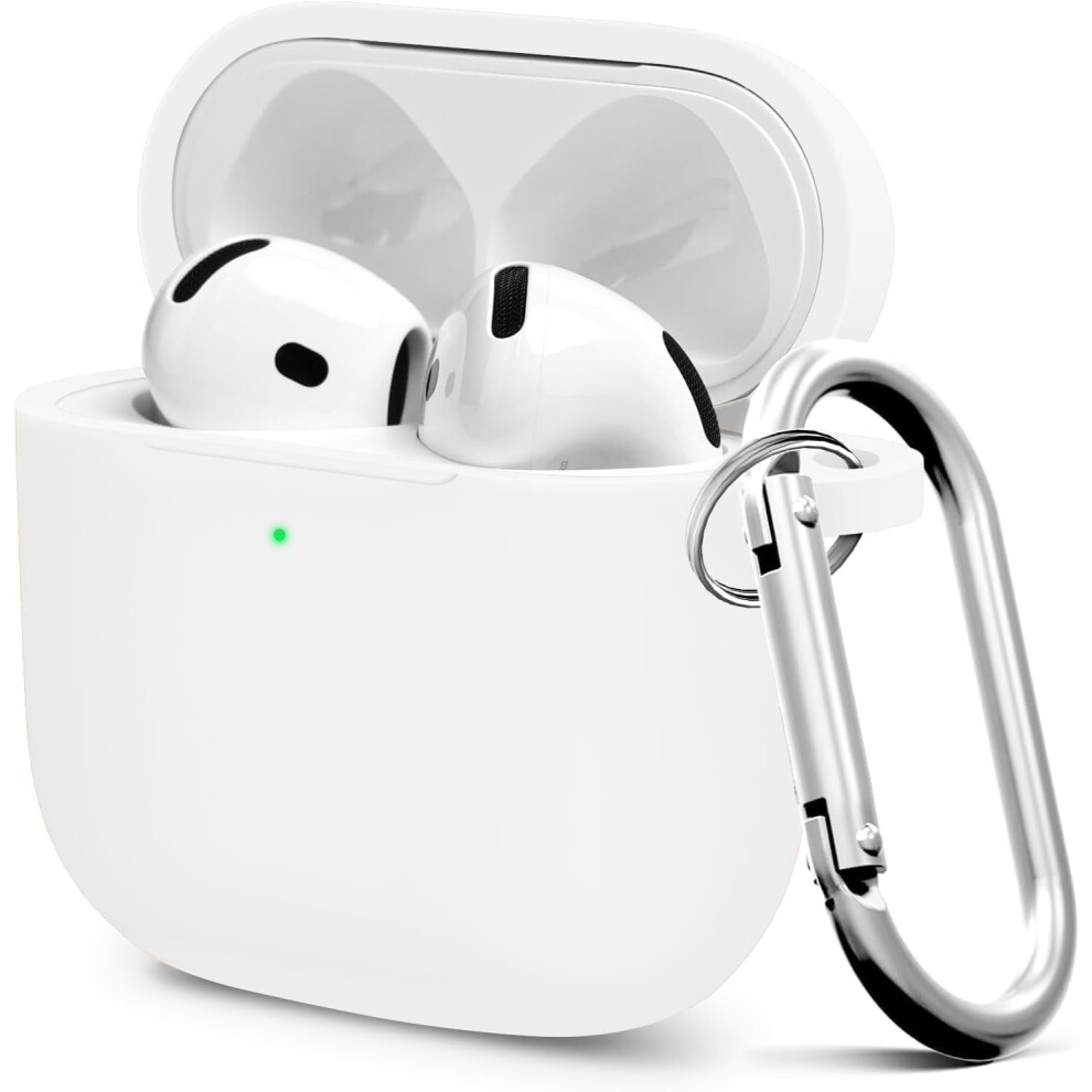 Pekkaxy Premium Protective Case For Airpods 4Th Gen – Stylish, Durable, With Keychain; Compatible With Airpods 9353595560802