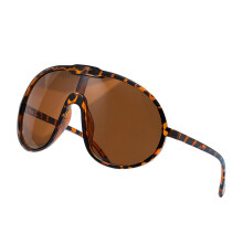 Übergroße Sonnenbrille für Damen und Herren, UV400-Schutz – Geeignet für Flugzeug, Motocross, Schneemobil, Rave und Laufen