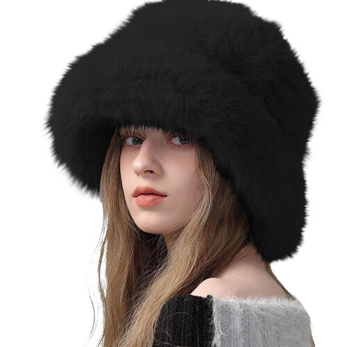 Set da donna composto da cappello e sciarpa in maglia, colore nero.