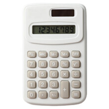 12-Digit Solar/Battery Desktop Calculator with Large LCD Display, Compatible with Office Use