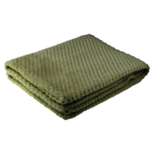Thickened Color Pineapple Grid Blanket Coral Fleece Lightweight Blanket