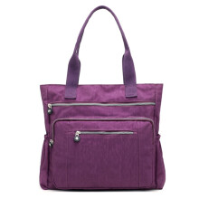 Windcarnival Casual Damen Handtasche, einfarbig, mit mehreren Fächern und Reißverschluss, Nylon-Schultertasche