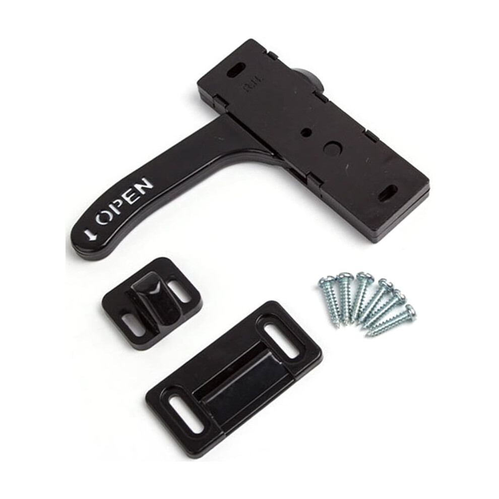 Heavy-Duty Screen Door Latches For Trailers - Abs Construction, Easy Installation, Camping Vehicle Handle Upgrade 9496895160515