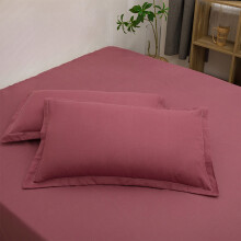 Taie d'oreiller Premium 50 x 75 cm – Douce, respirante, résistante, facile d'entretien, compatible avec les oreillers Queen – Rouge