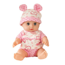 Baby Doll with Sounds for 18+ Months, 11" Realistic Simulation Toy for Toddlers & Kids 3-5, Birthday/Christmas Gift