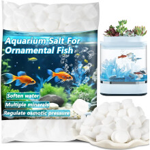 150 Tablets Aquarium Salt - Aquarium Salt Freshwater for Freshwater Tank Koi Pond Salt for Koi Fish, Goldfish, Guppies, Mollies, Scats, Monos