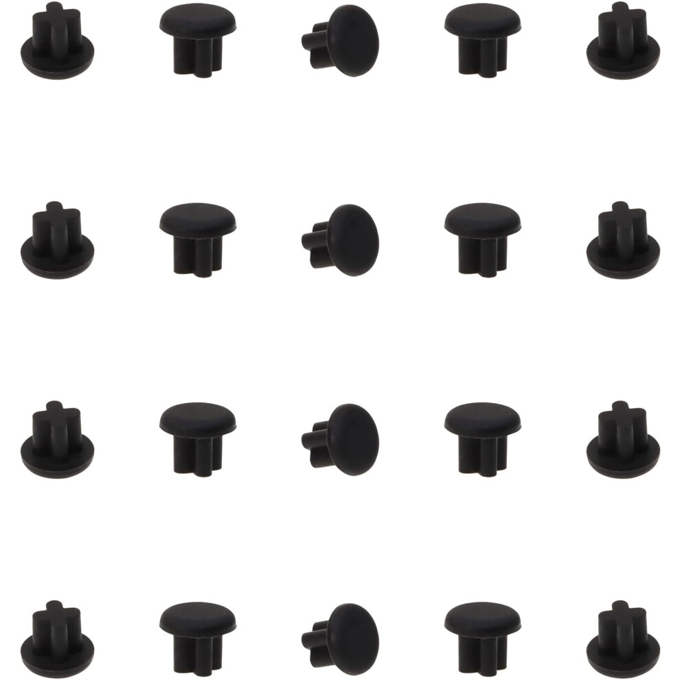 3.5Mm Rubber Dust Plugs Caps Protector Anti-Dust Headphone Jack Dust Plugs Cover For Earphone Mobile Phone Laptop Desktop Computer, 50Pcs (Black) Black 9496895156594
