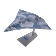 Diecast Aircraft J36 Fighter Jet Model Alloy Plane with Stand for Display Collection Decoration