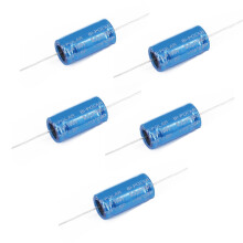 Set of 5pcs 100V Aluminum Electrolytic Capacitors 1.5-15uF Capacitors for Superior Sound Quality In Applications
