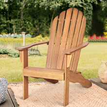 Záhradná stolička Adirondack - Akáciové drevo, Ergonomický dizajn