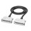 Câble blindé D-Sub 50 broches mâle/femelle, rallonge gainée PVC pour usage industriel 1
