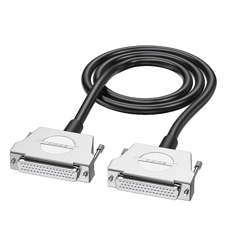 Câble blindé D-Sub 50 broches mâle/femelle, rallonge gainée PVC pour usage industriel
