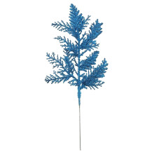 Ramos de cedro artificiais com glitter dourado para árvore de Natal, guirlanda e buquê de casamento – Compatíveis com decoração dourada.