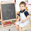 Children's 3-in-1 Adjustable Easel with Magnetic Whiteboard 1