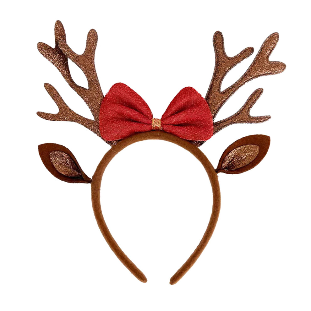 Unisex Christmas Hat Hair Bands Antler Hair Decorations Christmas Headbands Christmas Decorations Holiday Party Decorations