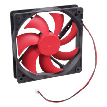 Ventilateur d'extraction de refroidissement Ă 7 pales haute vitesse, 120 mm, pour processeur 12 V 0,16 A, connecteur 2 broches, 120 x 120 x 25 mm,