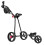 3-Wheel Folding Golf Push Cart with Adjustable Handle 1