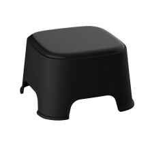 Tabouret empilable en plastique 21 x 21 x 15 cm, antidérapant et résistant à l'humidité, idéal pour la salle de bain, la cuisine, l'extérieur
