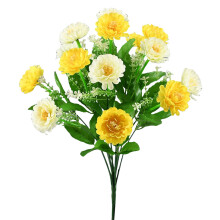 Bouquet de tournesols artificiels avec vase – Composition commémorative pour fêtes et anniversaires, compatible avec une utilisation extérieure