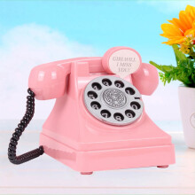 Minkissy Kids Retro Telefoon Speelgoed met Opbergdoos - Educatieve en Leuke Speelset voor Kinderen