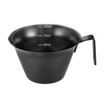 Tasses doseuses à shot avec poignée en acier inoxydable | Tasses doseuses précises avec graduation pour cafés et amateurs de brassage maison