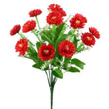 Künstlicher Sonnenblumenstrauß mit Vase (1 Set)