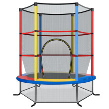 Trampolina dziecięca z siatką zabezpieczającą, Ø140 cm, udźwig 135 kg