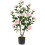 Árvore de camélia artificial com flores, 90 cm, rosa 1