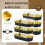 Mini loaf pans with lids 50-pack rectangle aluminum foil 4
