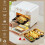 Mini loaf pans with lids 50-pack rectangle aluminum foil 5