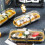Mini loaf pans with lids 50-pack rectangle aluminum foil 6