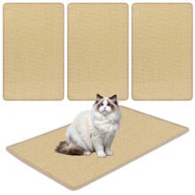 Katzenkratzmatten, 2er-Pack, 80x50 cm Sisal, selbstklebend