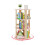 Rotating Kids Bookshelf, 3-Tier, 12 Compartments, Pink 1