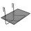 Foldable Balcony Table - Metal Hanging Table, Black 1