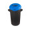 Waste Bin with Lid, 35L, Blue - Eco Solution 1