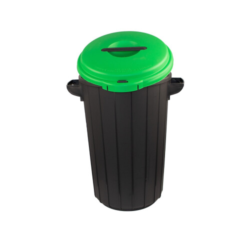 Waste Bin with Lid, 35L, Green