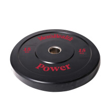 15 kg Men's Health Bumper Plate - gummibeschichtet