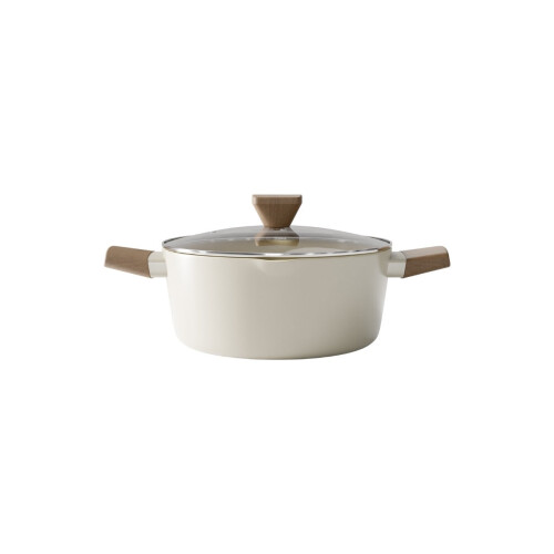24cm Non-Stick Casserole Pan, PFOA-Free, Induction Safe