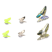 6pcs DIY Shoe Clips Set – Iridescent & Yellow