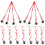 2Sets Silver Christmas Bells Decorative DIY Hanging Ornaments for Tree 10