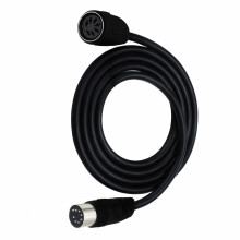 Cabo extensor de alta resistência com conector DIN macho para fêmea de 7 pinos para receptores e monitores Naim Systems.