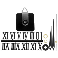 Kit meccanismo per orologio nero con lancette – 1 set